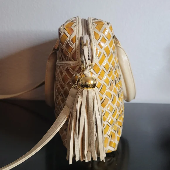 Bally Intrecciato Woven Leather Satchel - Picture 7 of 16